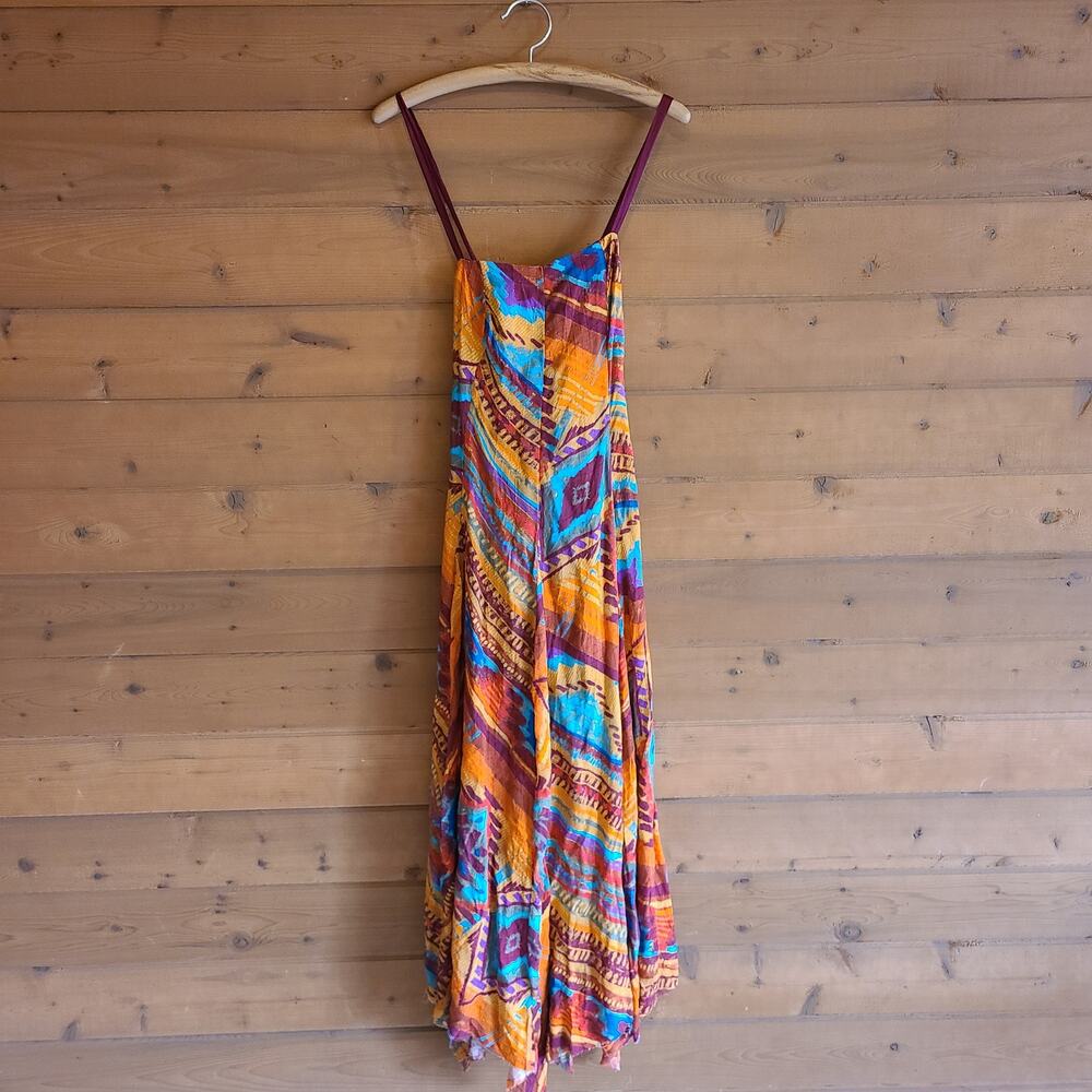 Free People Sahara Dress NWT Rare Desert Boho Western Serape Rodeo Hippie Tribal - Picture 2 of 7